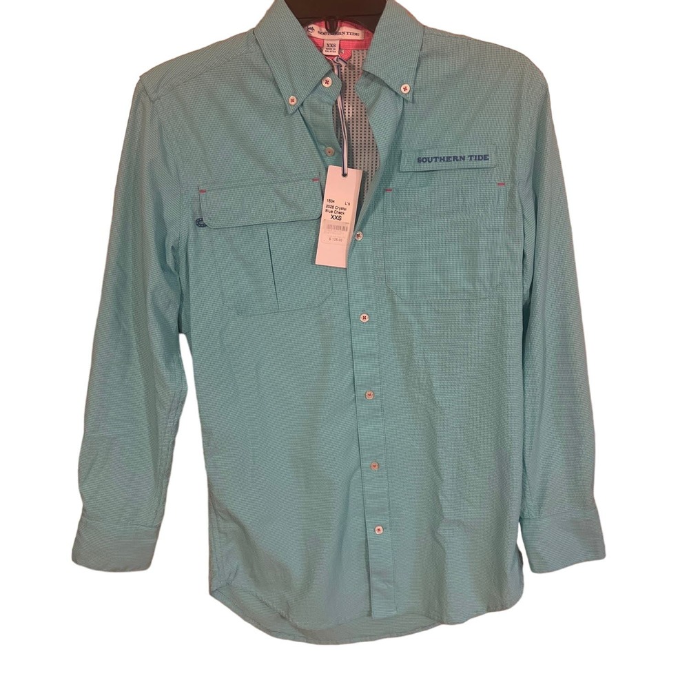 XXS Southern Tide Women’s Sullivan Fishing Shirt New